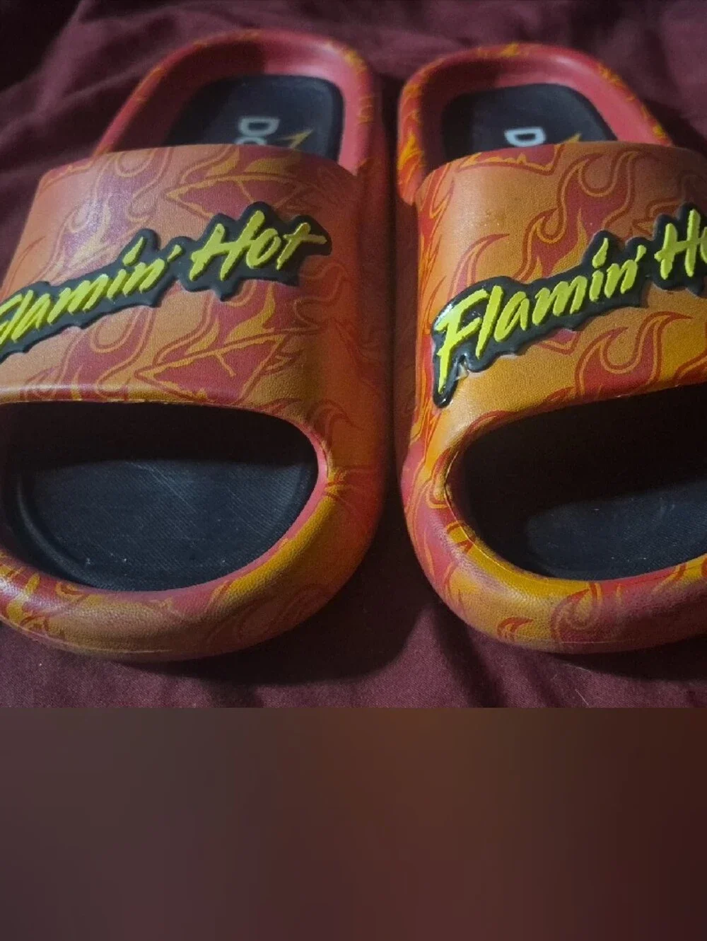 Doritos Flamin' Hot slides. Pepsi co. Size 7